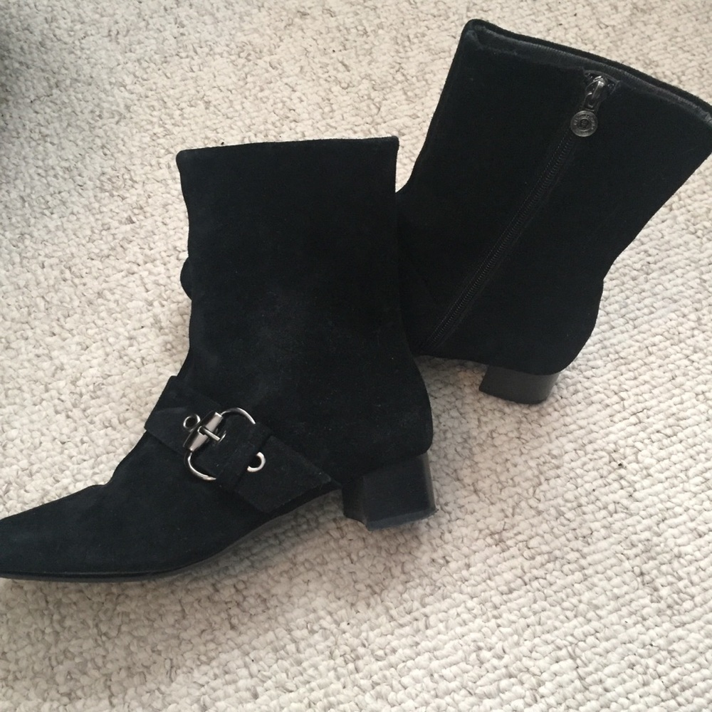 Aigner Suede Ankle Booties - Picture 3 of 6